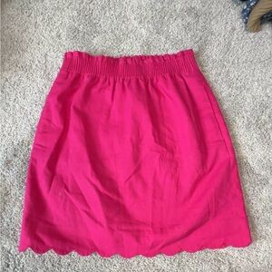 J. Crew Vibrant Pink Pencil Skirt
